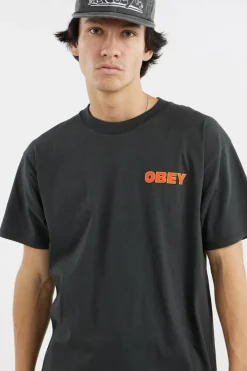 OBEY STAR - T-shirt | Noir