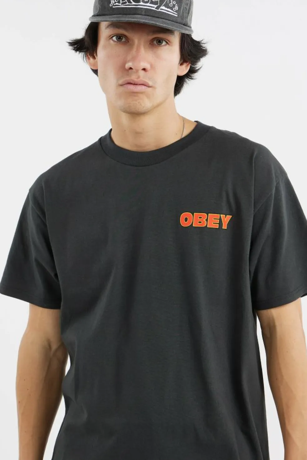 OBEY STAR - T-shirt | Noir