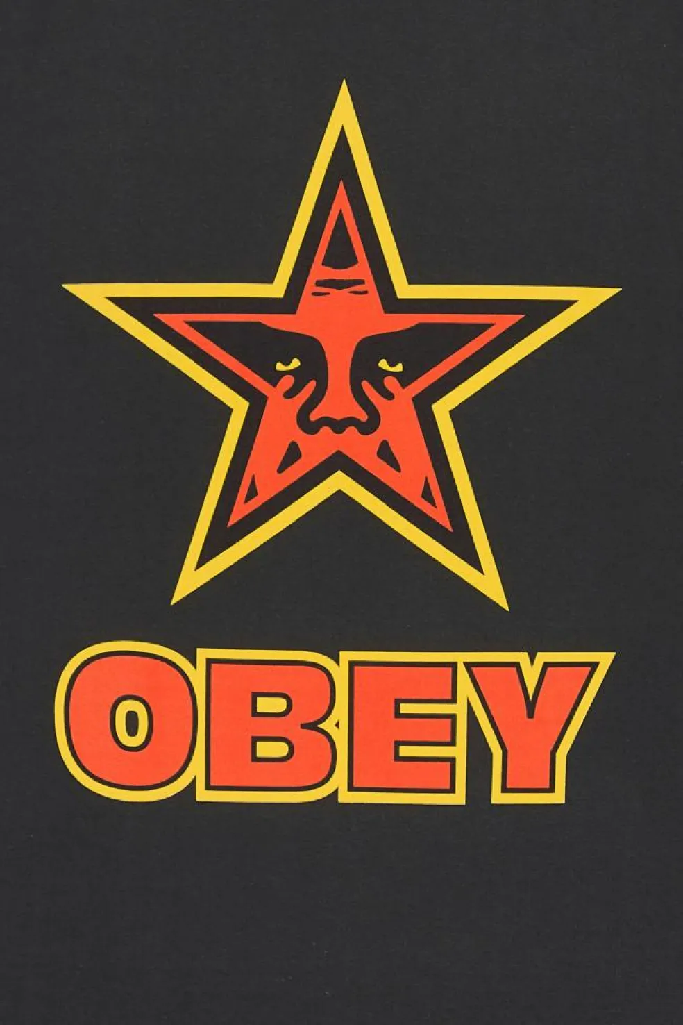 OBEY STAR - T-shirt | Noir