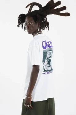 OBEY STOP WORRY NOW - T-shirt | Blanc