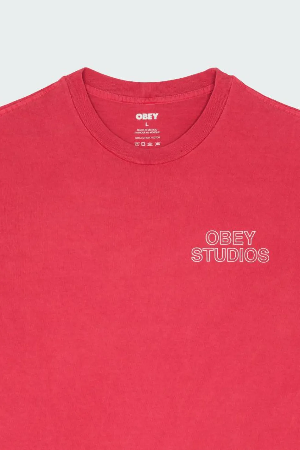 OBEY STUDIOS OUT - T-shirt | Rose