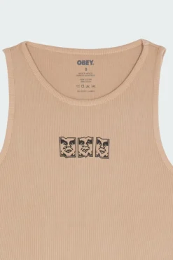 OBEY WAVY SCAN - Débardeur | Marron