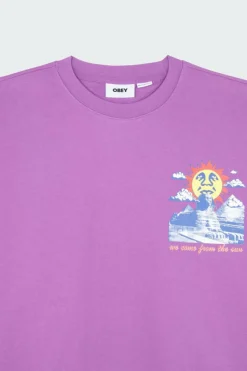 OBEY WE COME FROM THE SUN - Sweatshirt | Violet