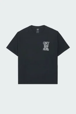 OBEY WORLDWIDE RECORDS - T-shirt | Noir