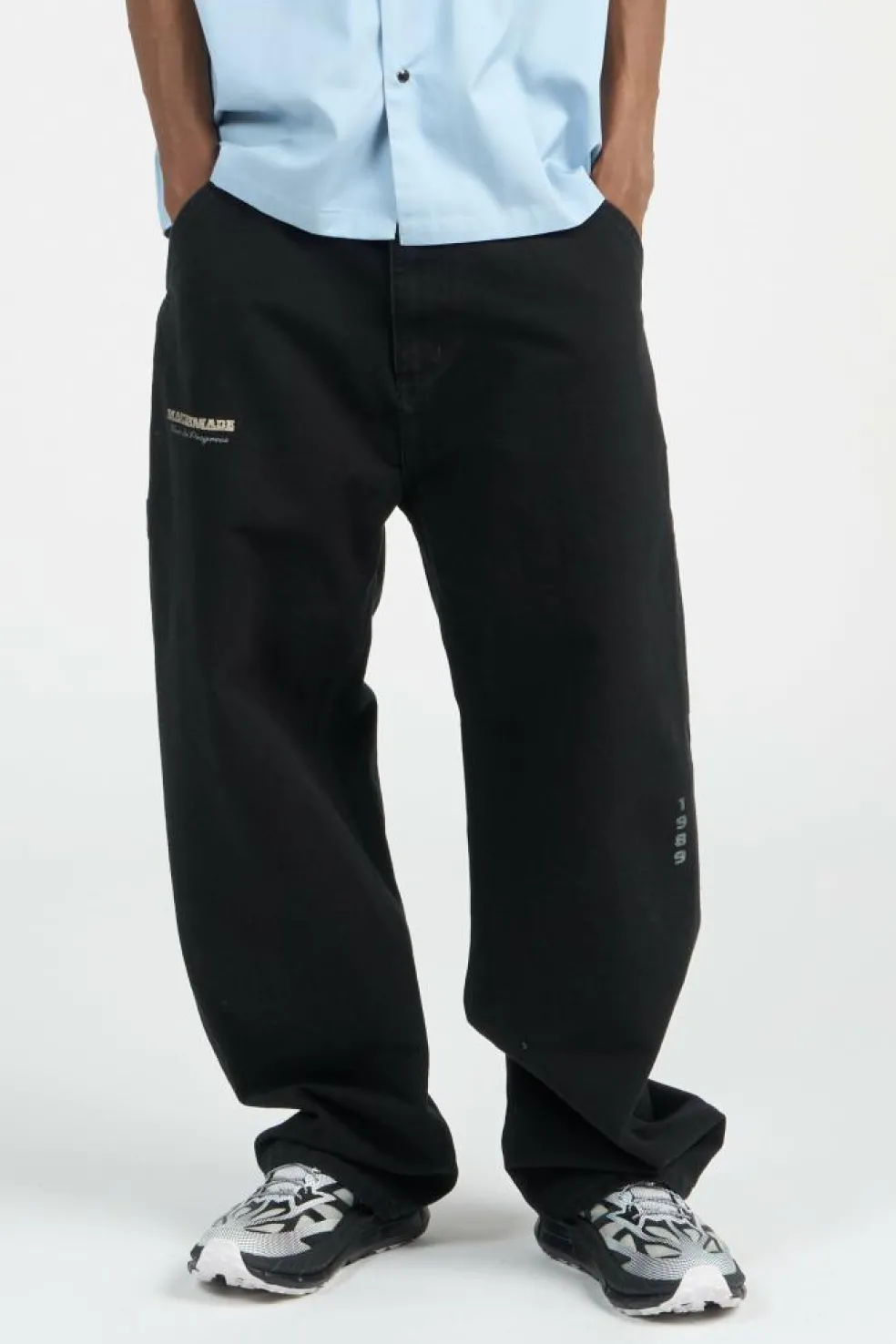 OG Single Knee Graphic Pant - Pantalon | Noir