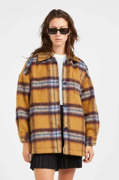 OLAF WMN BLUR WOOL SHACKET - Veste légère | Marron