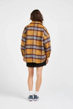 OLAF WMN BLUR WOOL SHACKET - Veste légère | Marron