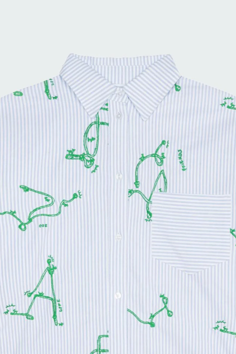 OLAF WMN KNOT OVERSIZED SHIRT - Chemise | Bleu