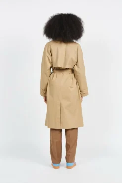 OLAF WMN TRENCH COAT - trench | Kaki