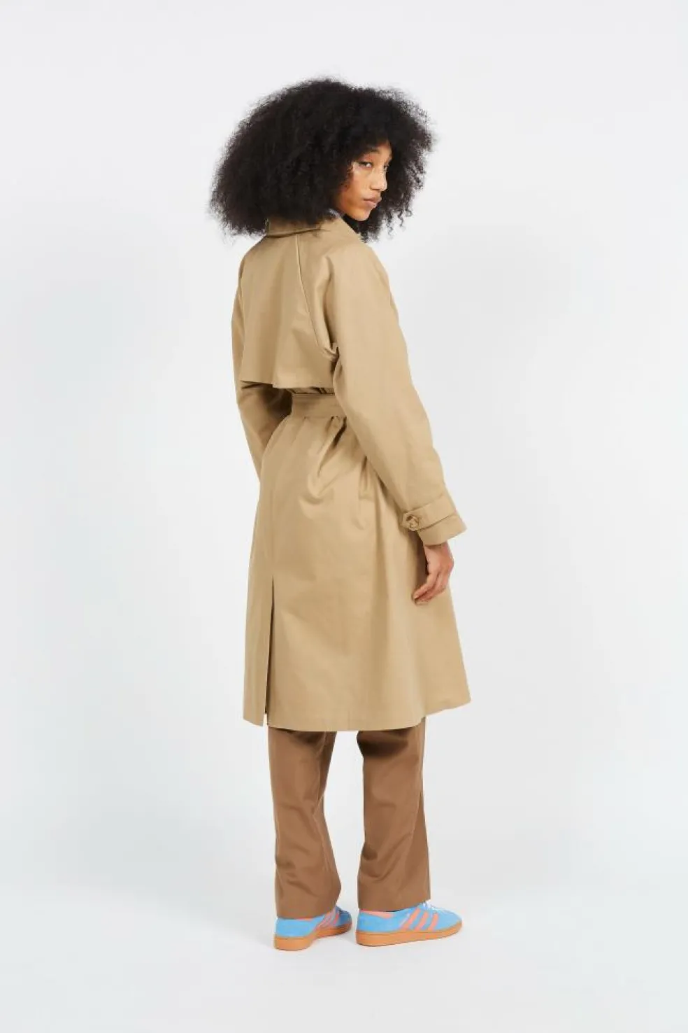OLAF WMN TRENCH COAT - trench | Kaki
