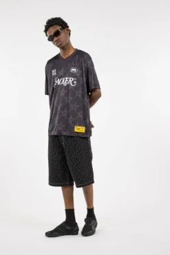 ONELINE DENIM BAGGY - Short | Noir