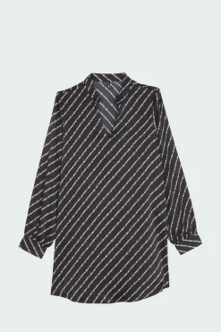 ONLTHALIA L/S V-NECK TUNIC BF PTM - Chemisier | Noir