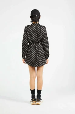 ONLTHALIA L/S V-NECK TUNIC BF PTM - Chemisier | Noir