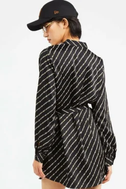 ONLTHALIA L/S V-NECK TUNIC BF PTM - Chemisier | Noir