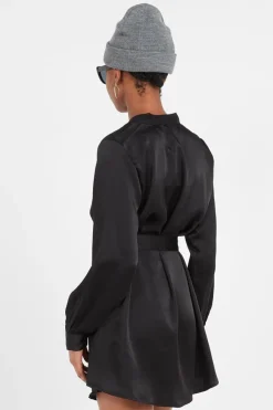 ONLTHALIA L/S V-NECK TUNIC BF PTM - Chemisier | Noir