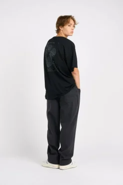 OPEN HEM BAGGY PANT - Jean | Noir