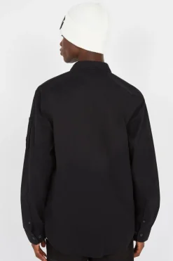 ORGANIC GABARDINE LENS - Chemise | Noir