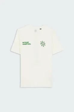 OUTDOOR ADVENTU - T-shirt | Beige