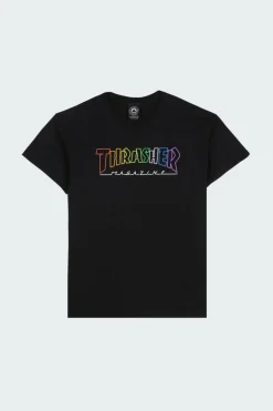 OUTLINED RAINBOW MAG - T-shirt | Noir