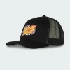 Oval Check Flame Meshback - Casquette | Noir