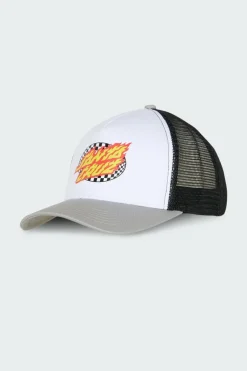 Oval Check Flame Meshback - Casquette | Multicolore