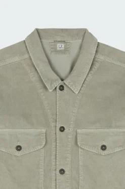OVERSHIRT IN CORDUROY - Chemise | Kaki