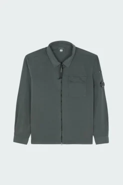 OVERSHIRT IN ORGANIC GABARDINE - Veste | Kaki
