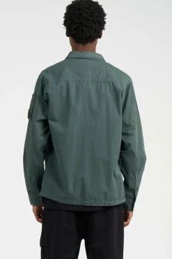 OVERSHIRT IN ORGANIC GABARDINE - Veste | Kaki