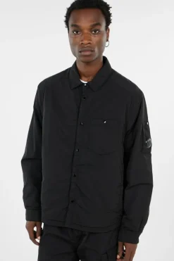 OVERSHIRT PADDED IN CHROME - R - Surchemise | Noir