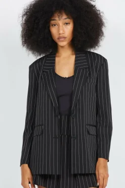 OVERSIZED BLAZER WVN LAB - Blazer | Noir