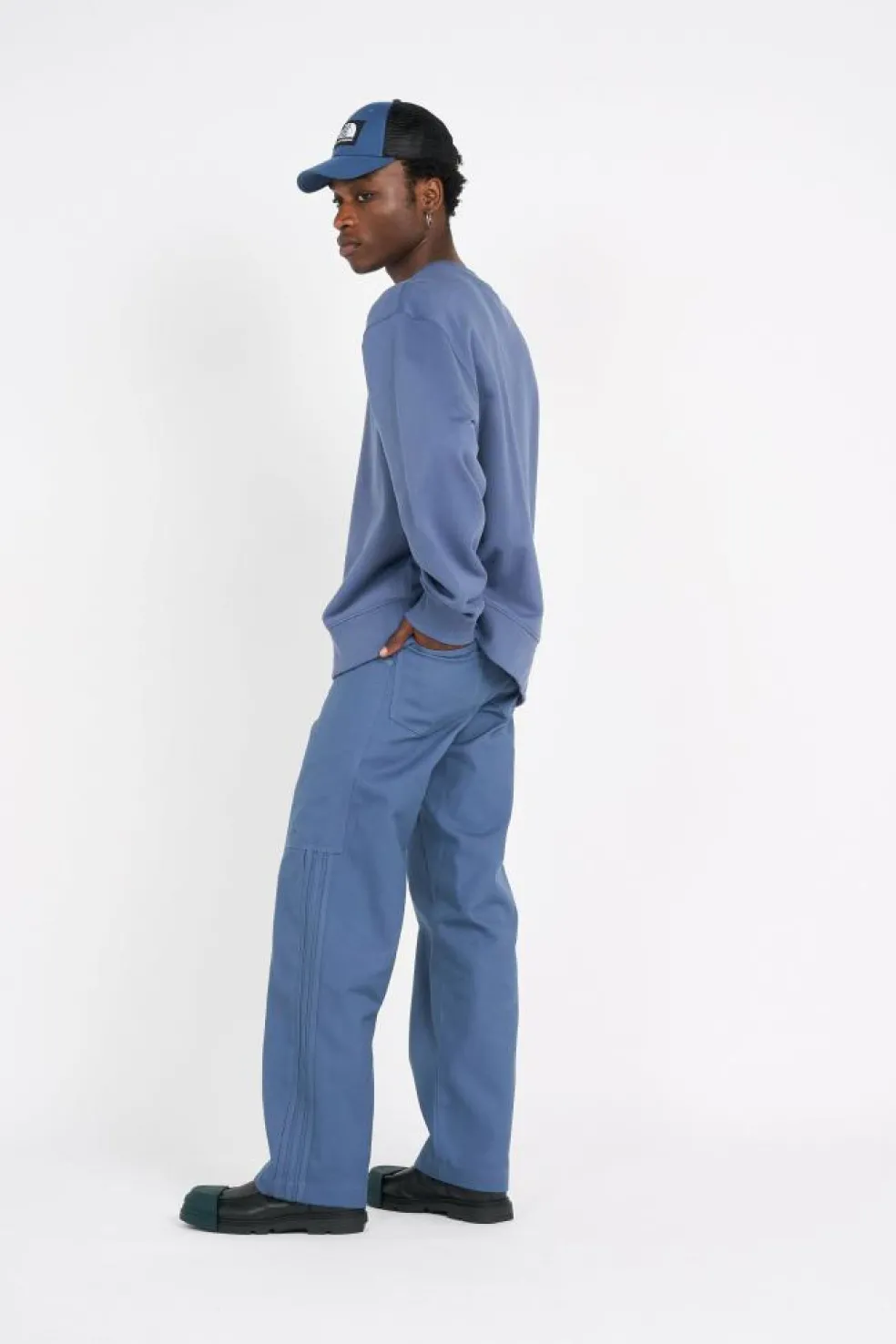 P ESS CREW - Sweatshirt | Bleu