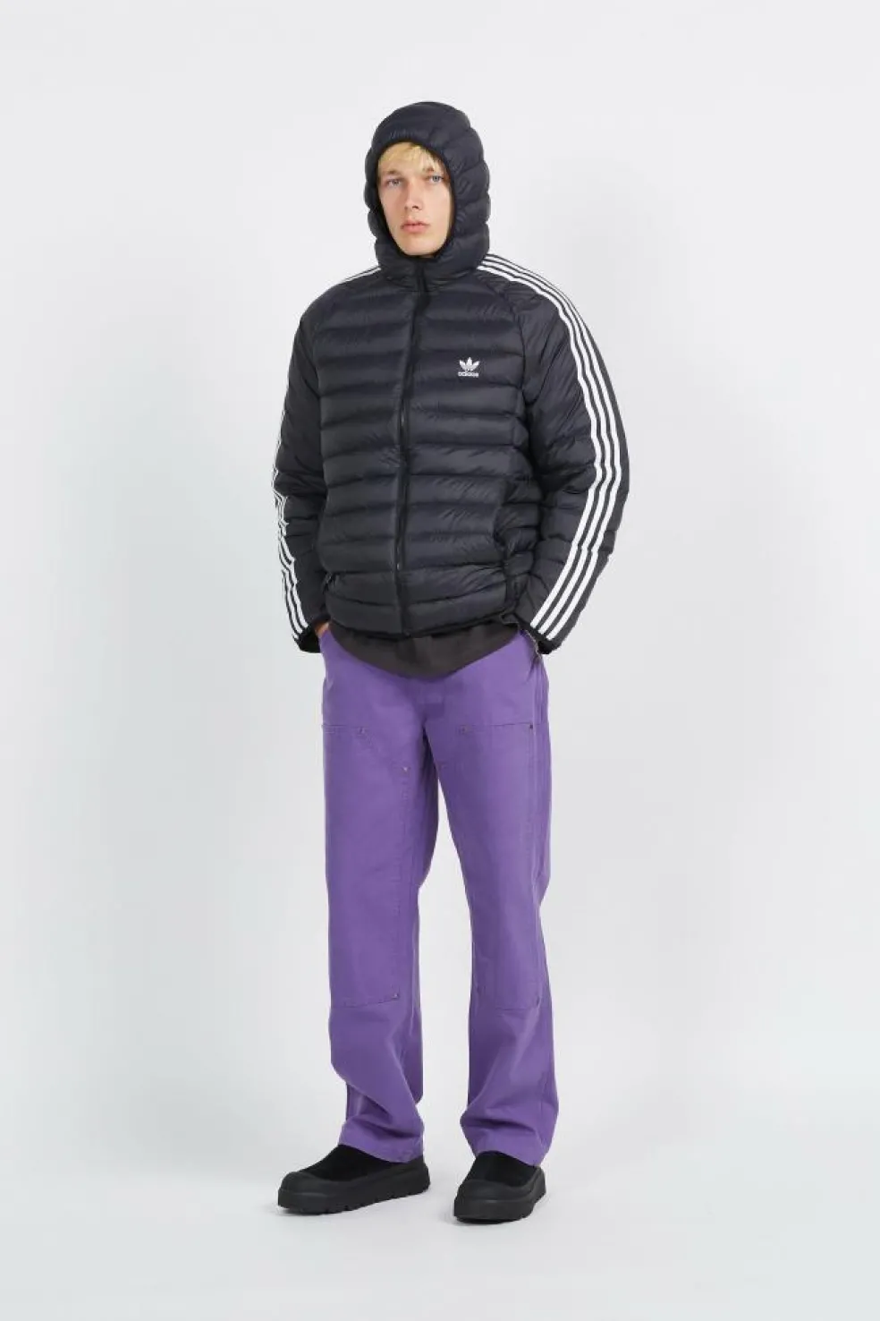 PAD HOODED PUFF - Veste | Noir