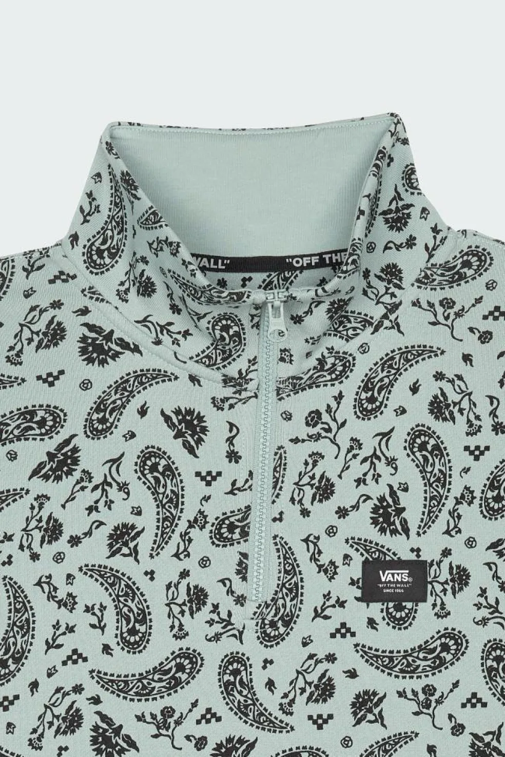 PAISLEY BANDANA QZIP - Sweatshirt à col zippé | Vert