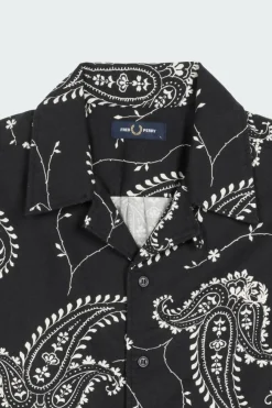 PAISLEY PRINT REVERE - Chemise | Noir