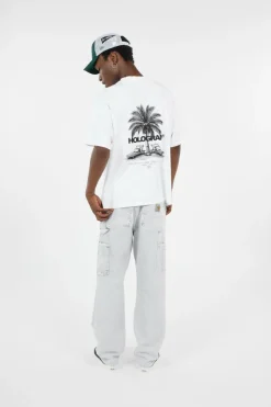 Palm white - T-shirt | Blanc
