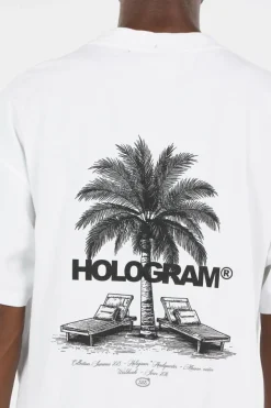 Palm white - T-shirt | Blanc