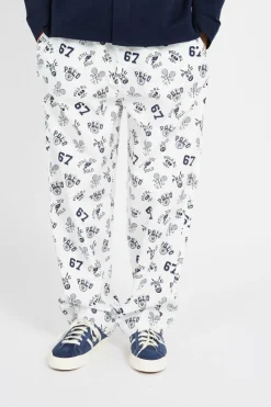 Pantalon de pyjama avec poney distinctif - Pantalon | Blanc