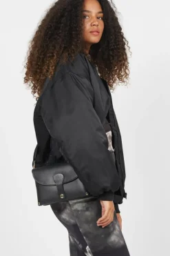 PCJEANETT LEATHER CROSS BODY FC - Sac bandoulière | Noir