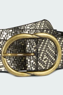 Pclauro leather jeans belt FC - Ceinture | Doré