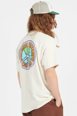 PEACE & UNIT CRM - T-shirt | Beige