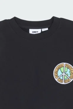 PEACE AND UNITY CREW - Sweatshirt | Noir