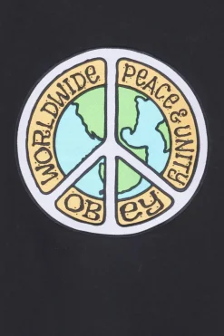 PEACE AND UNITY CREW - Sweatshirt | Noir