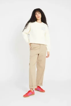 PEACE DOVE CREW - Sweatshirt | Beige