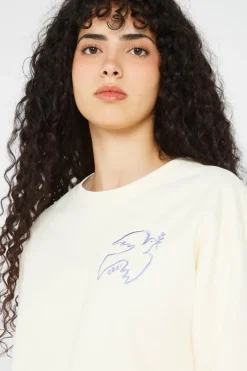 PEACE DOVE CREW - Sweatshirt | Beige