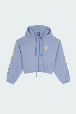 Peace Strip Zip - sweat zippé | Bleu
