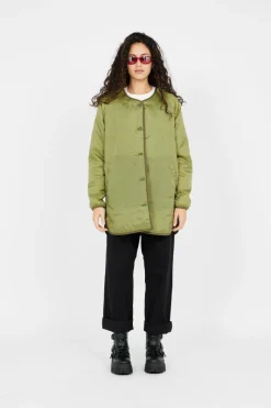 PEAKE QUILTED LINER COA AMUS MDGRE - veste | Vert