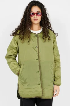 PEAKE QUILTED LINER COA AMUS MDGRE - veste | Vert