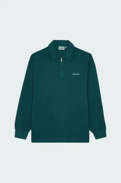 Pique Script Sweat - Sweatshirt | Vert