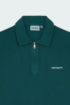 Pique Script Sweat - Sweatshirt | Vert