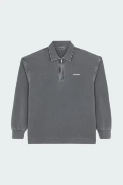 Pique Script Sweat - Sweatshirt | Noir